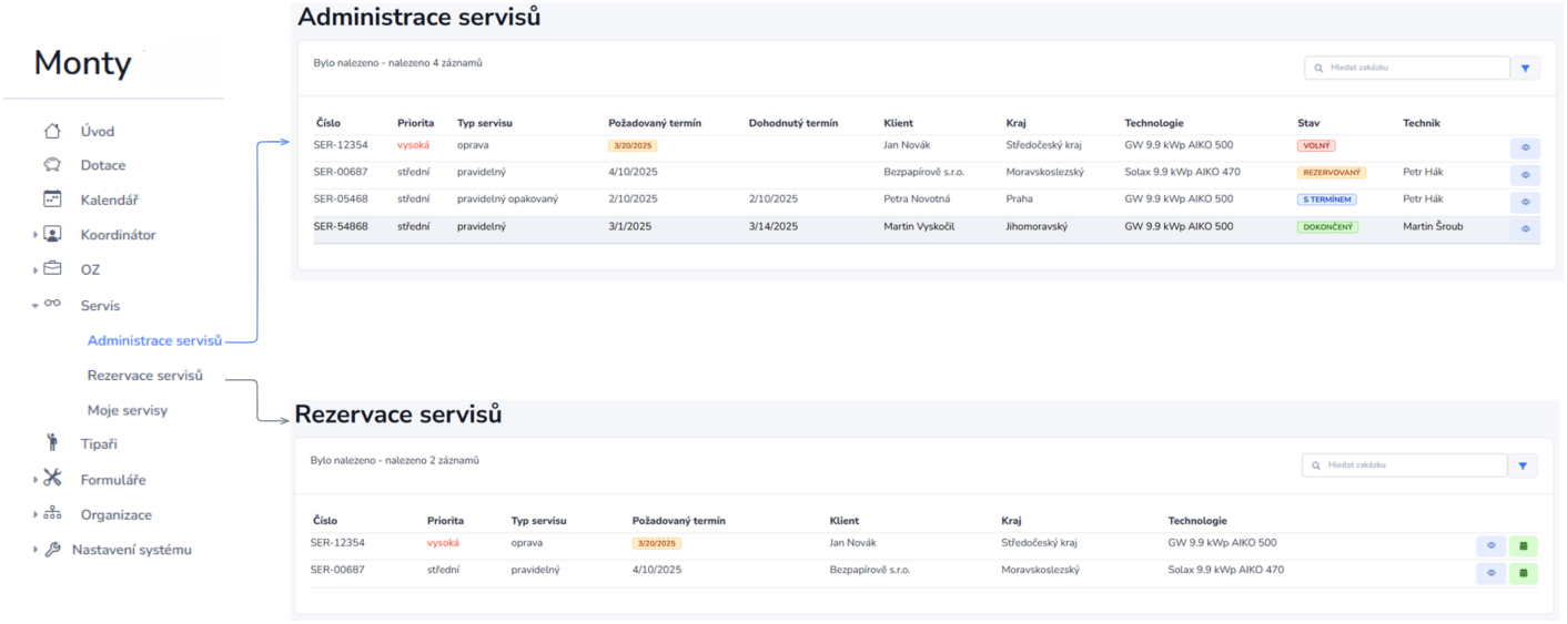 Digitální protokoly a evidence práce - MONTY systém pro montážní firmy